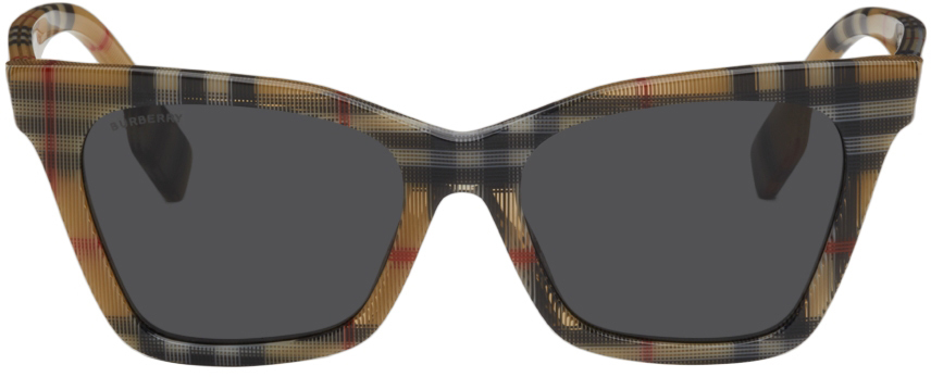 Photo: Burberry Beige Check Square Sunglasses