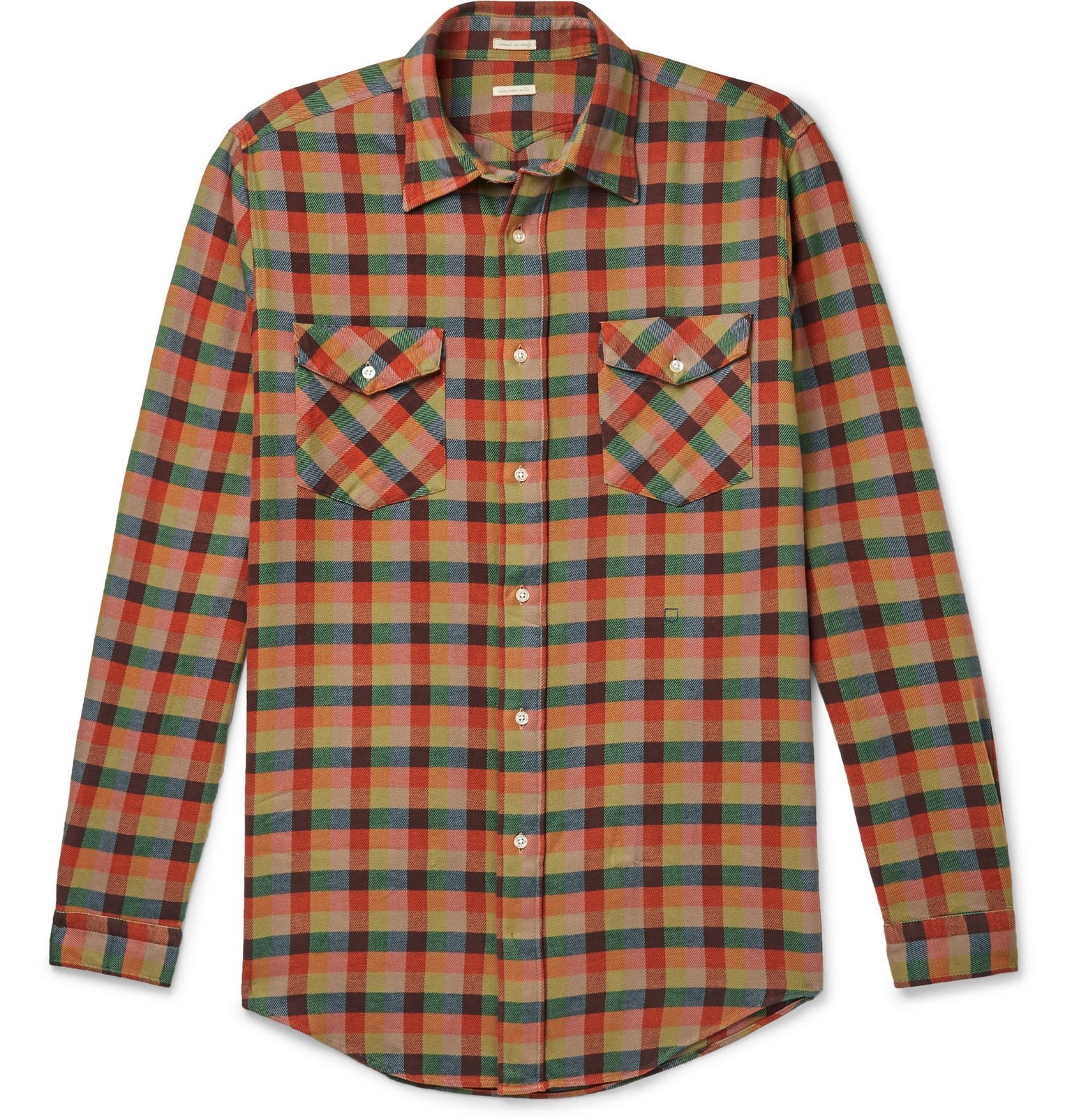 Massimo Alba - Checked Cotton-Flannel Shirt - Multi Massimo Alba