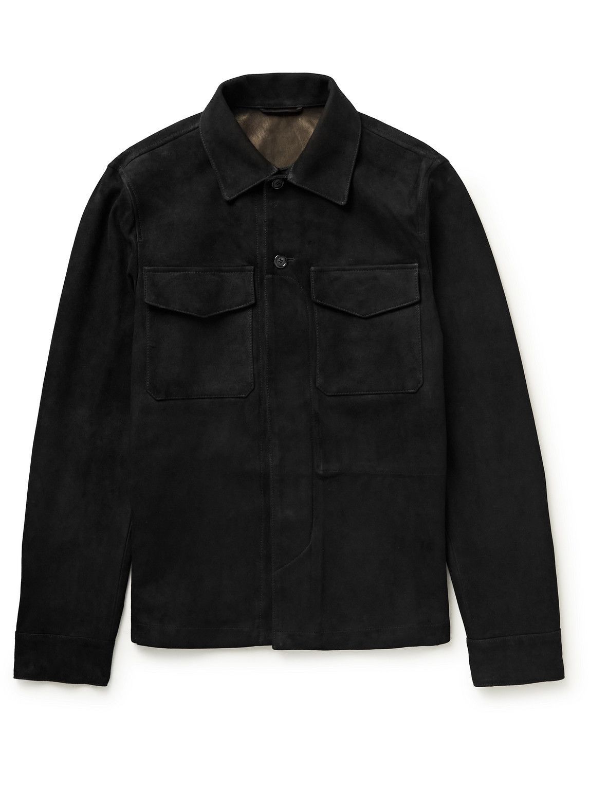 Valstar - Suede Overshirt - Black Valstarino