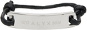 1017 ALYX 9SM Black Band ID Bracelet