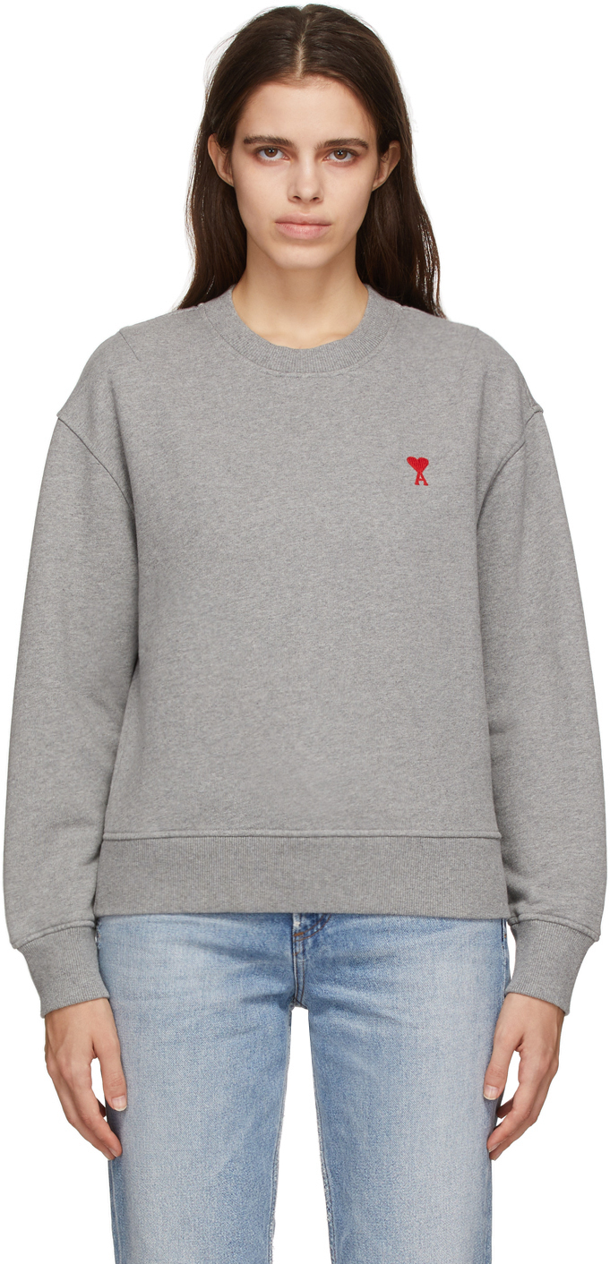 ami grey sweatshirt