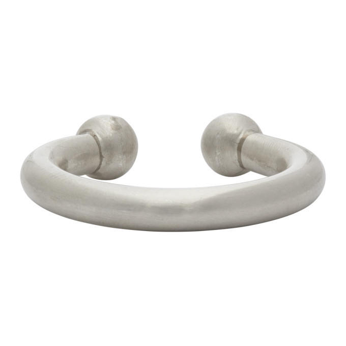 Jil Sander Silver Classic 4 Ring Jil Sander