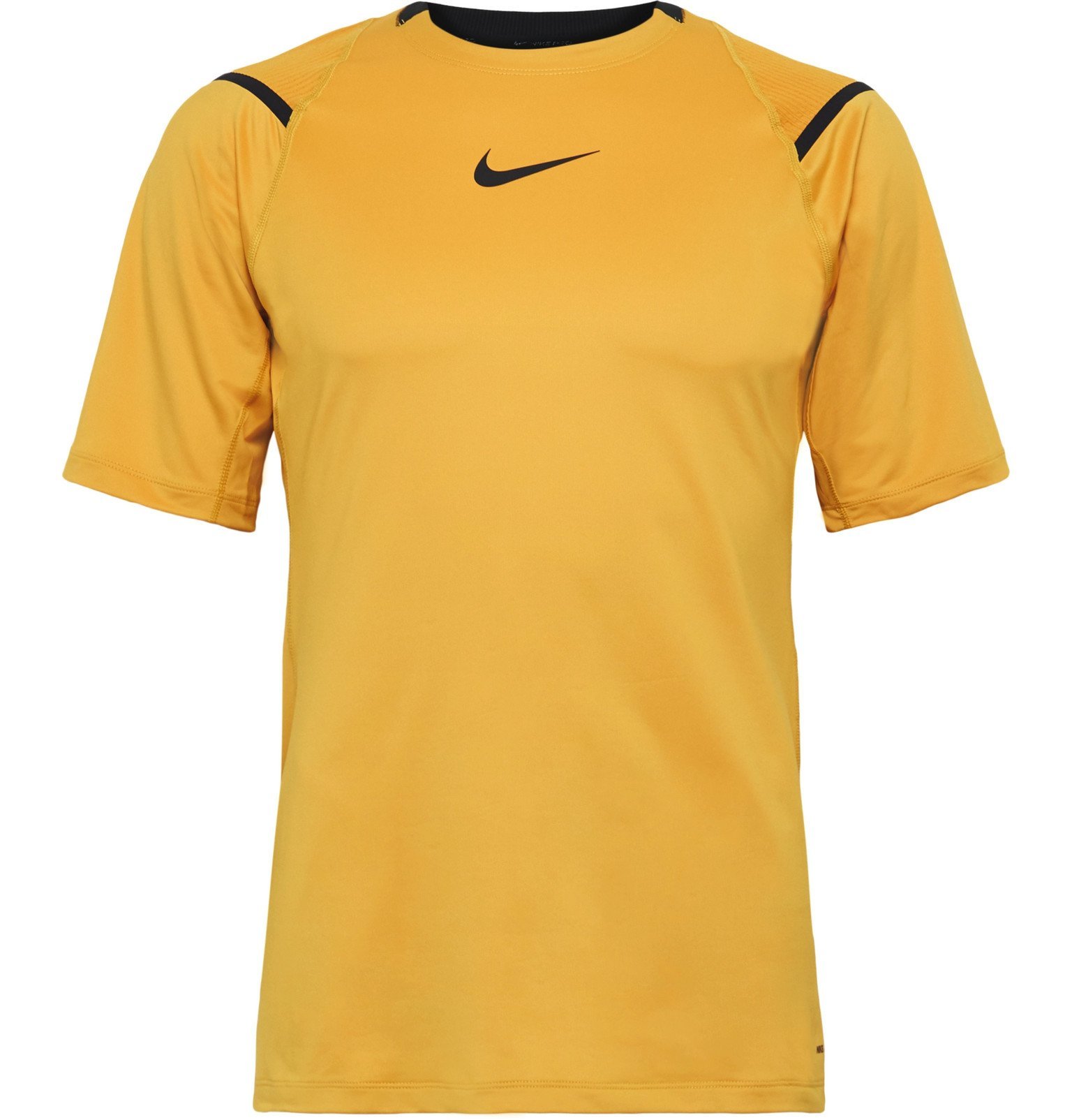 Nike Training - Pro AeroAdapt Dri-FIT T-Shirt - Yellow Nike Training