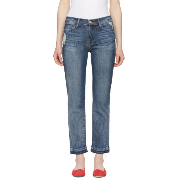Straight Release Hem Jeans Frame Denim