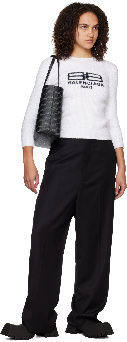 balenciaga sweater white