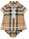 Burberry Baby Beige Check Dress & Shorts Set