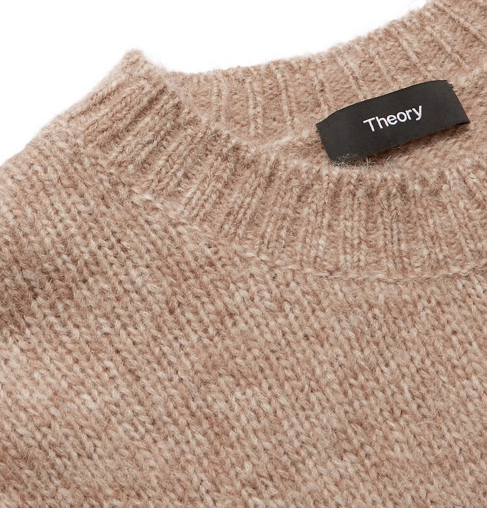 theory alpaca sweater