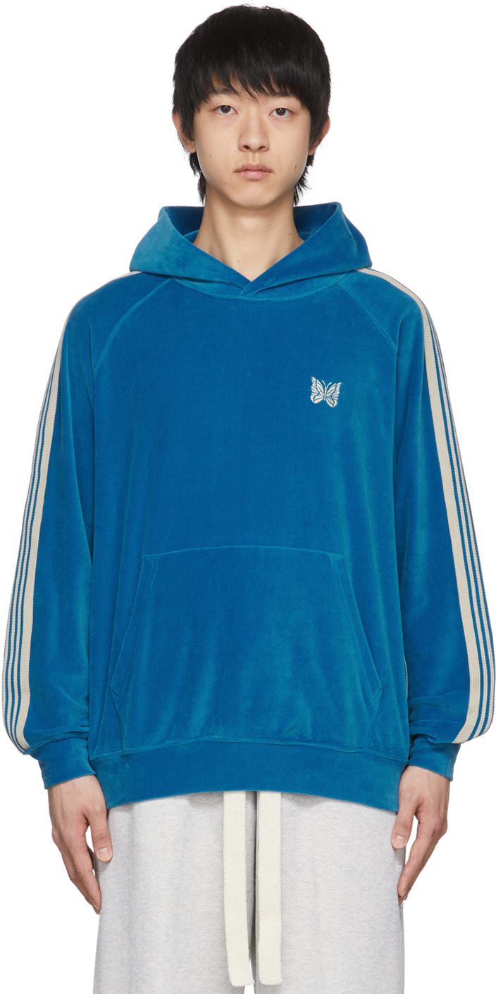 Needles Blue Track Hoodie Needles