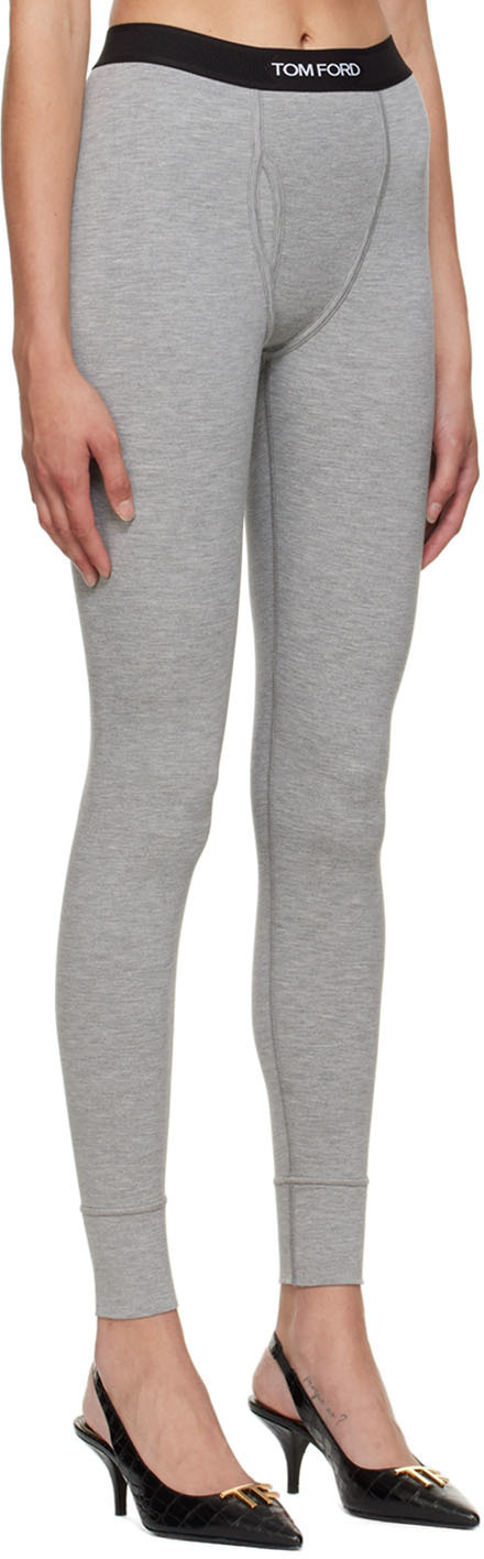 TOM FORD Gray Long Johns Leggings TOM FORD