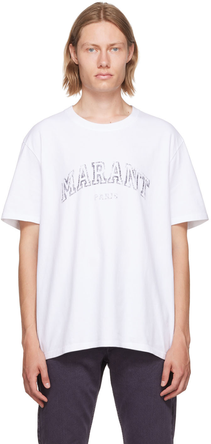 Isabel Marant White Cotton T-Shirt Isabel Marant