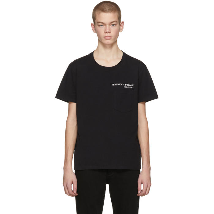 Valentino Black Anywhen Coordinates Pocket T-Shirt Valentino
