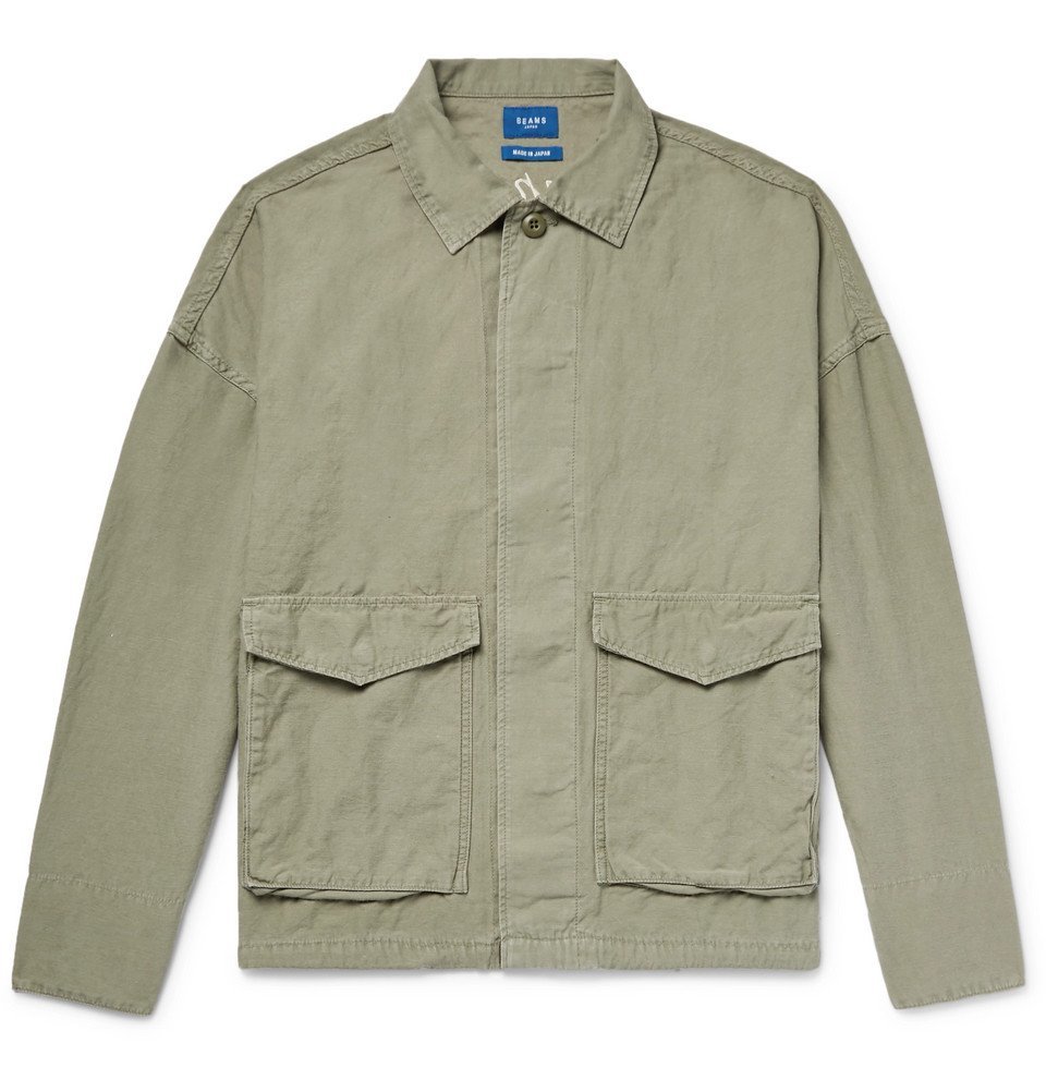 cotton shirt jacket mens