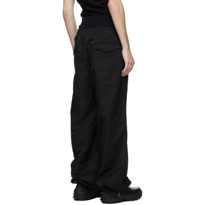 Dion Lee Black Nylon Track Pants Dion Lee