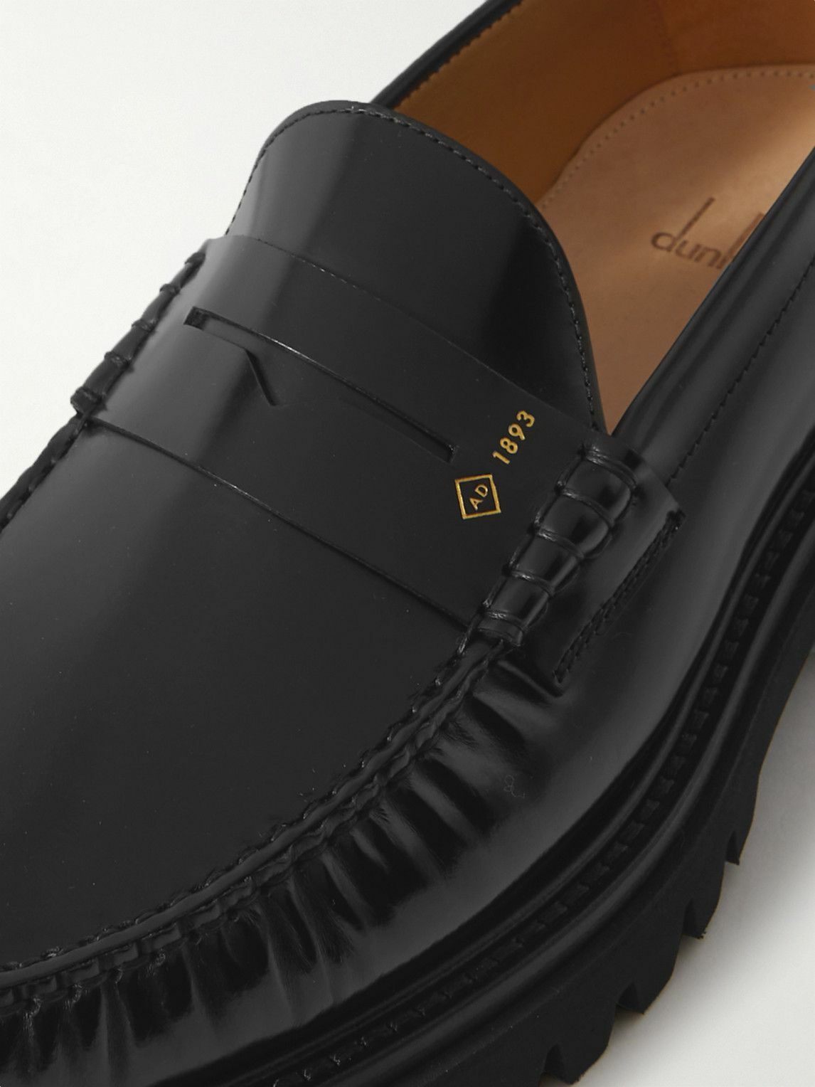 Dunhill Uniform Leather Loafers Black Dunhill