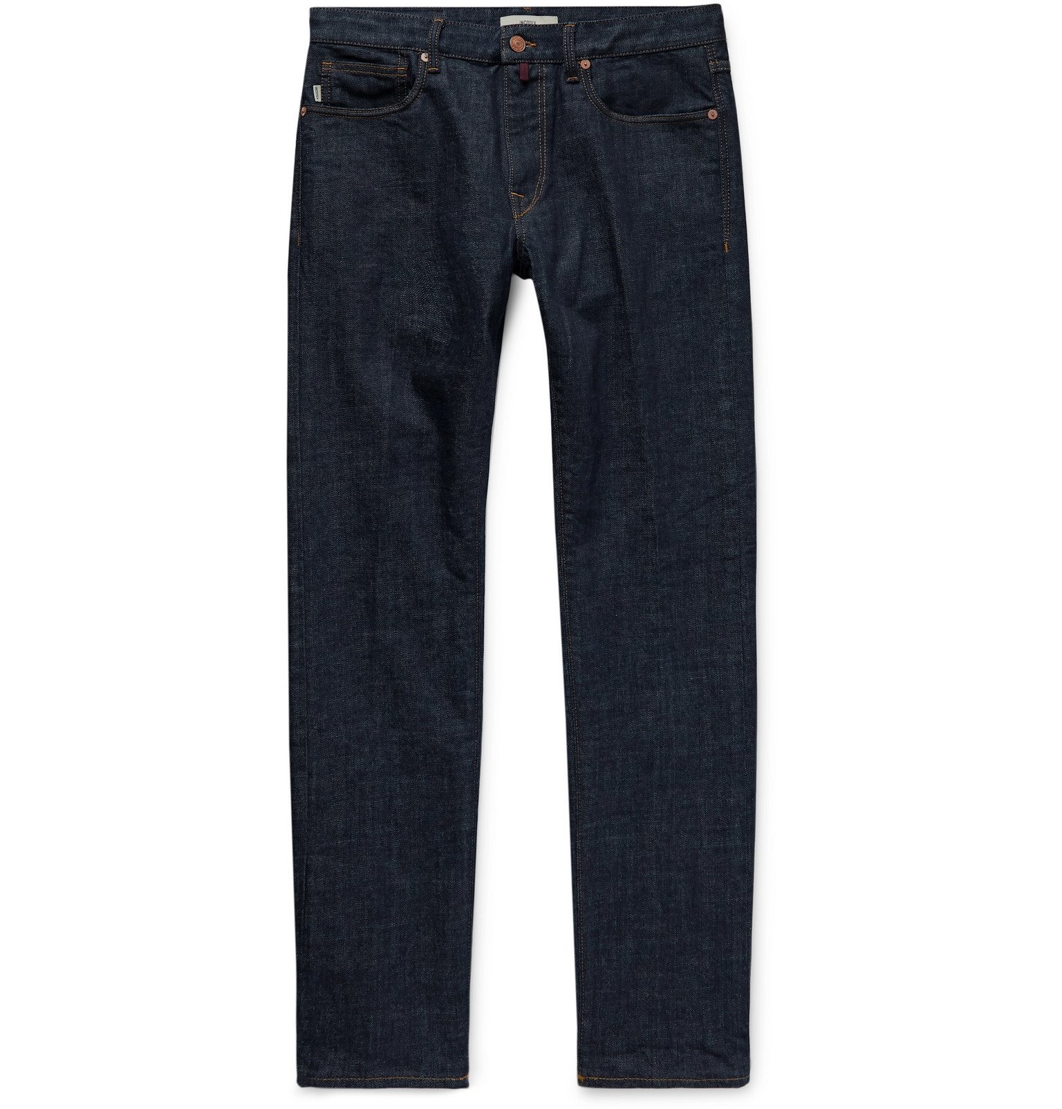 Incotex - Slim-Fit Stretch-Denim Jeans - Blue Incotex