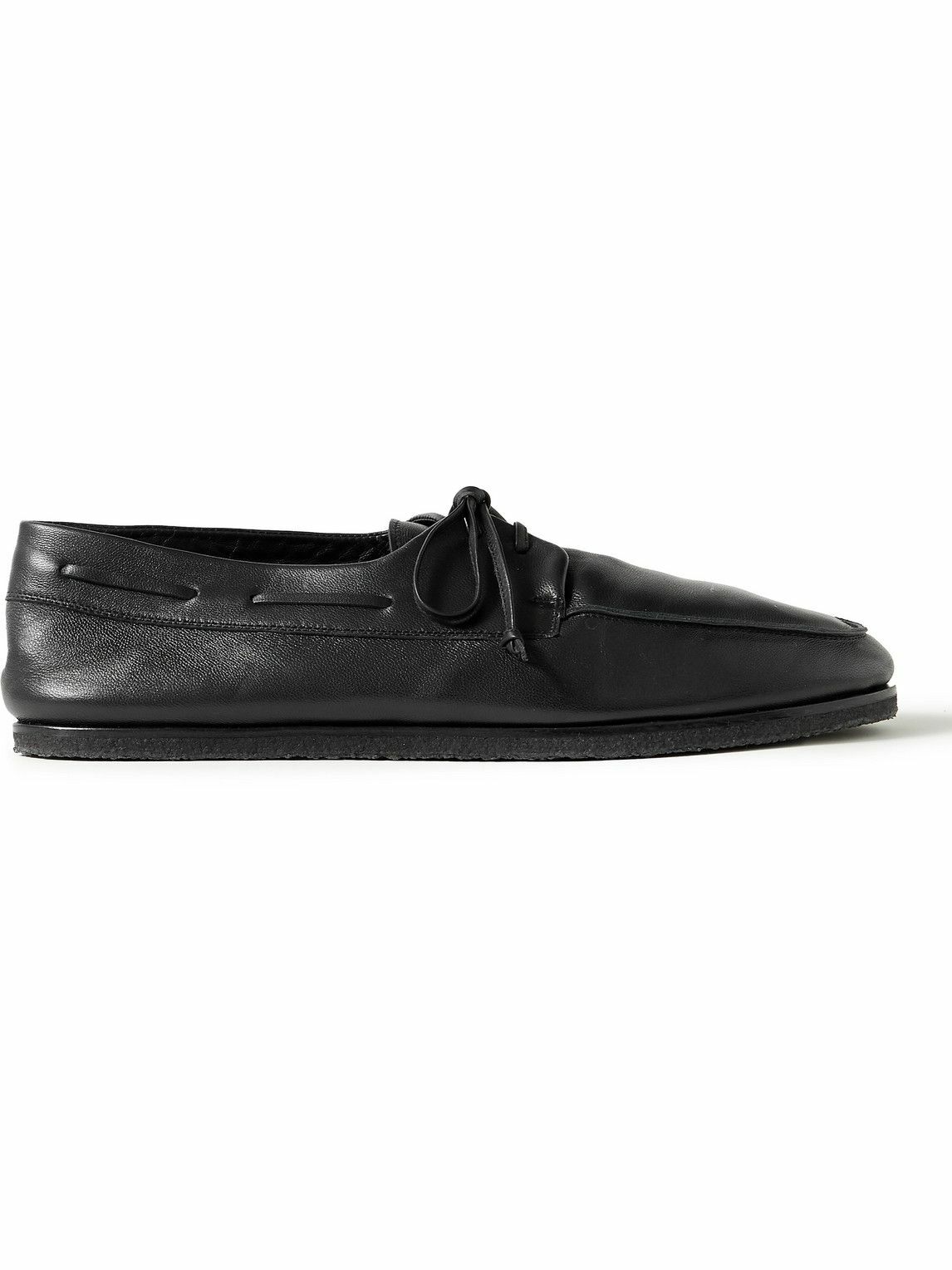 The Row - Sailor Leather Loafers - Black The Row