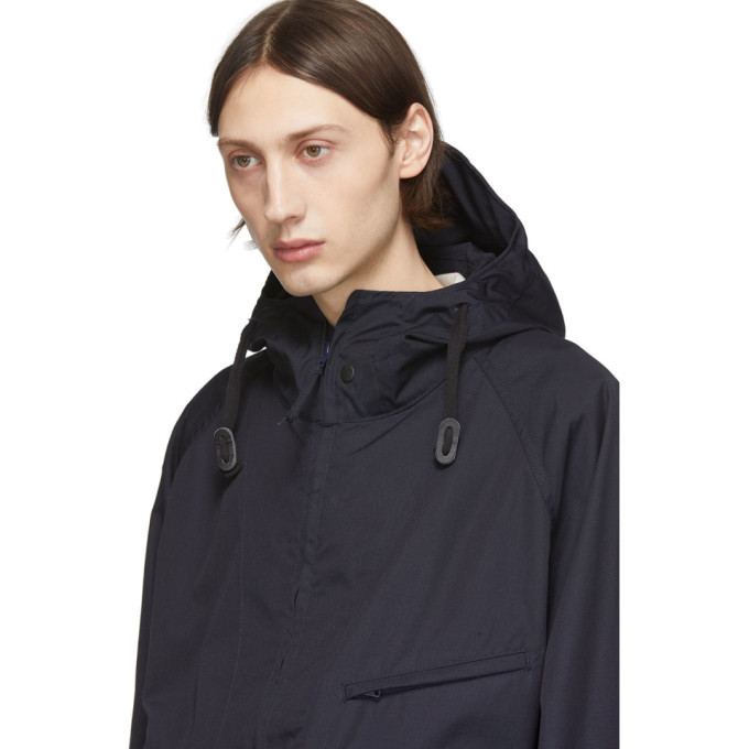 Engineered Garments Navy Atlantic Parka Jacket Engineered Garments