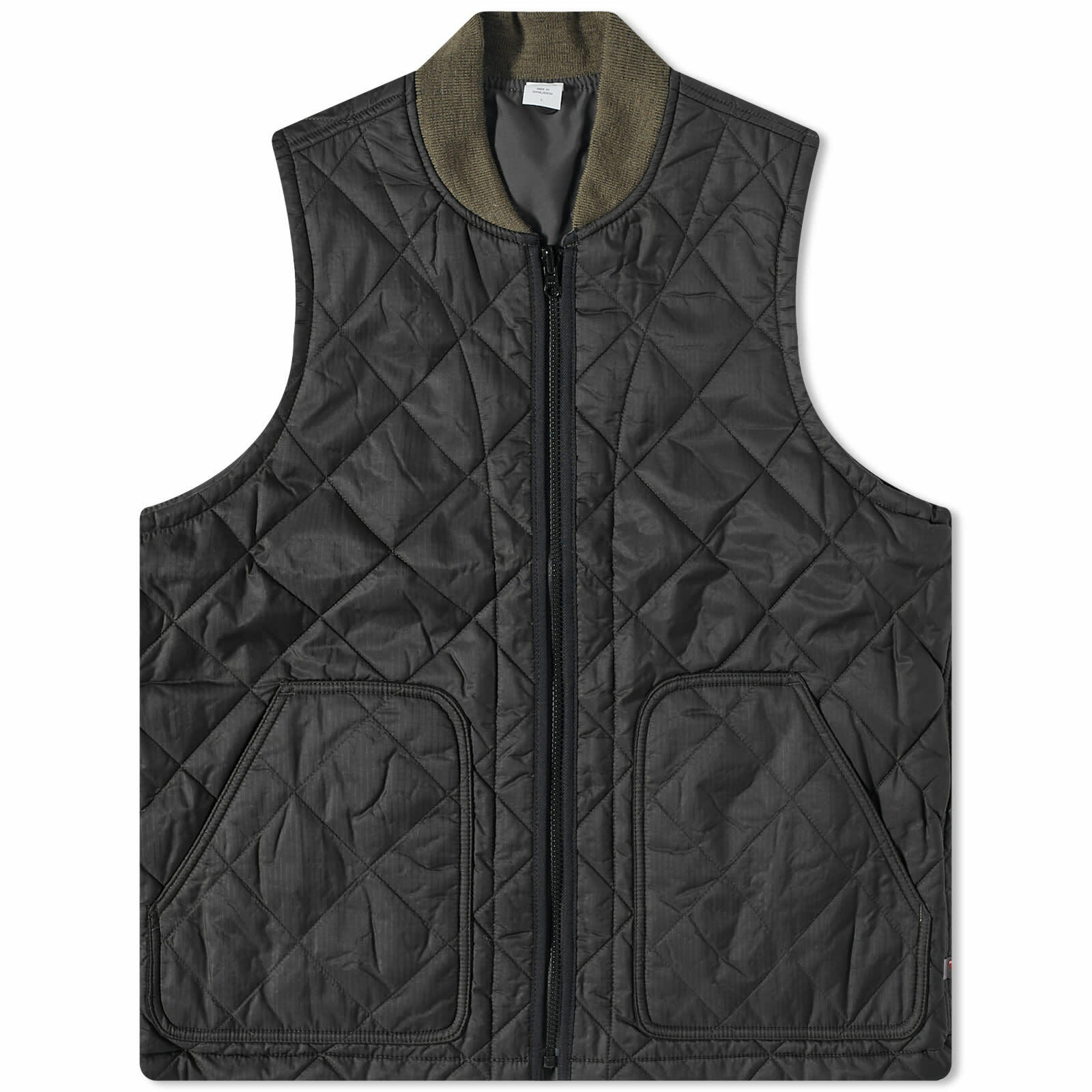 Filson Men's Eagle Plains Liner Vest in Charcoal/Black Filson
