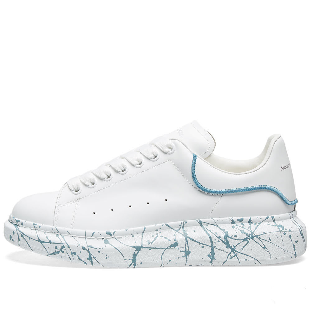 alexander mcqueen sneakers paint splatter