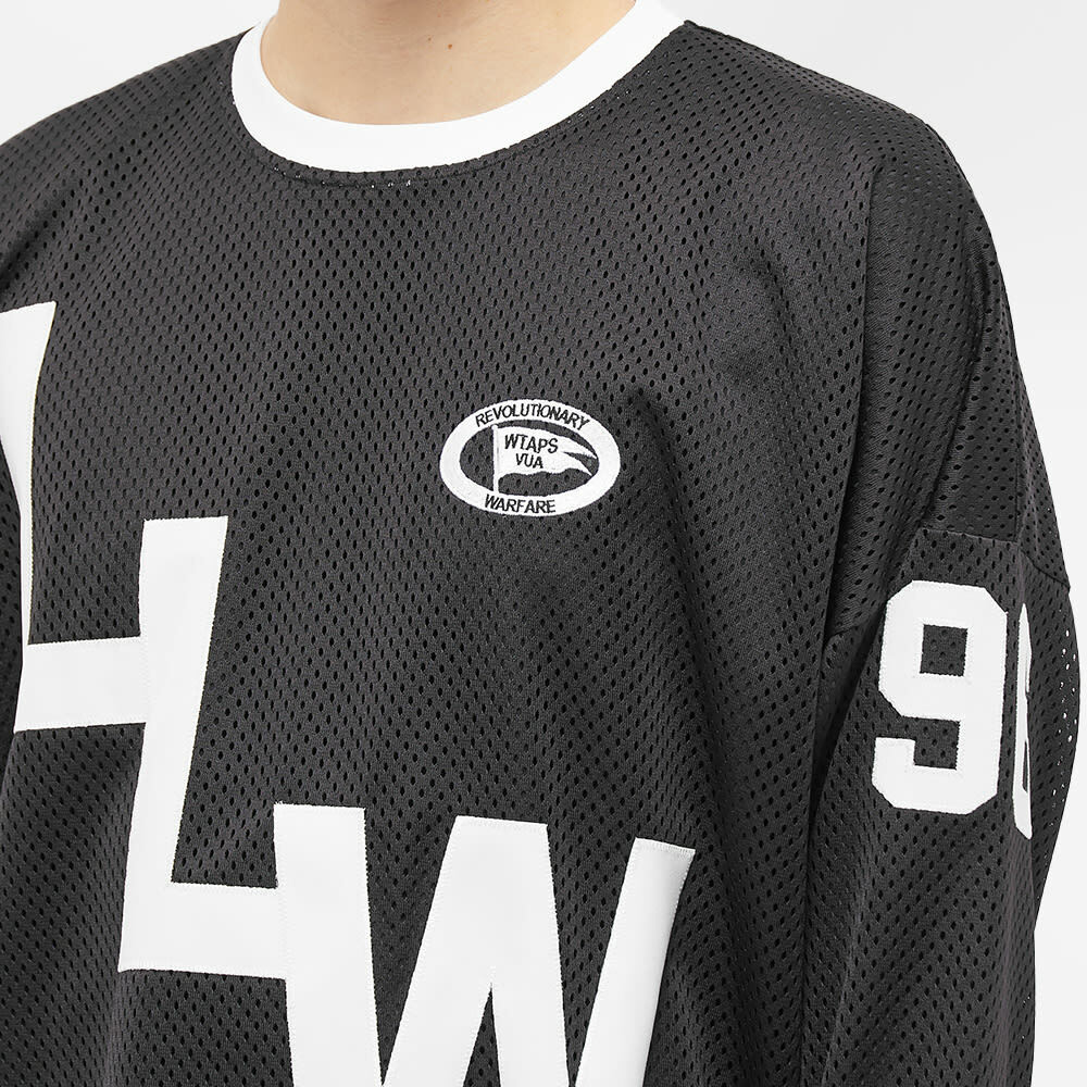 WTAPS Men's Netminder Hockey Top in Black WTAPS