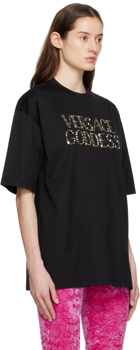 Versace Black Oversized T-Shirt Versace