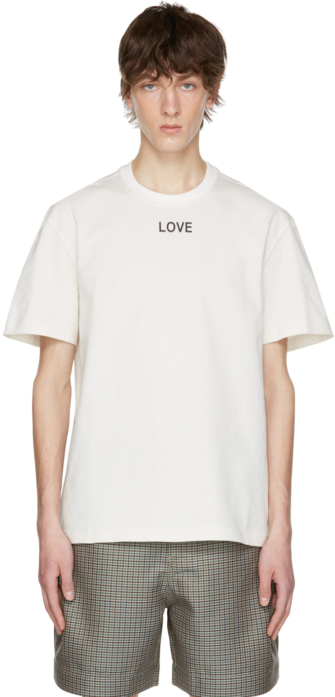 A Personal Note Off-White Cotton T-Shirt