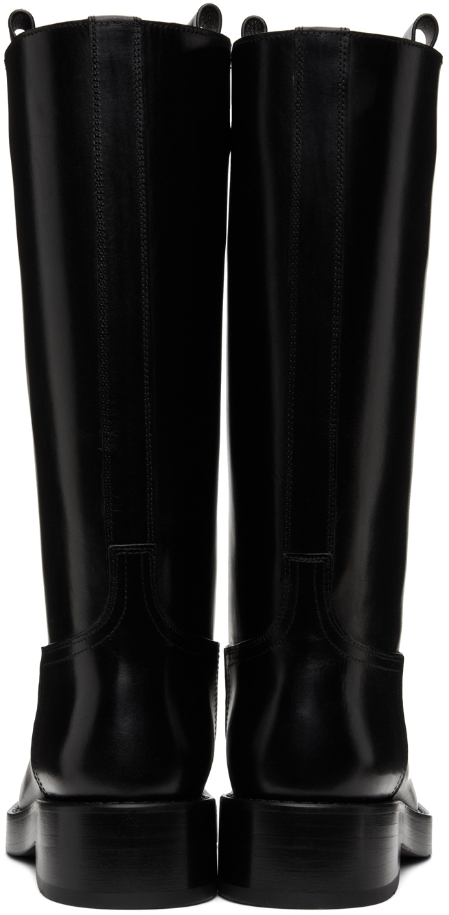 Ann Demeulemeester Leather Stein Boots Ann Demeulemeester