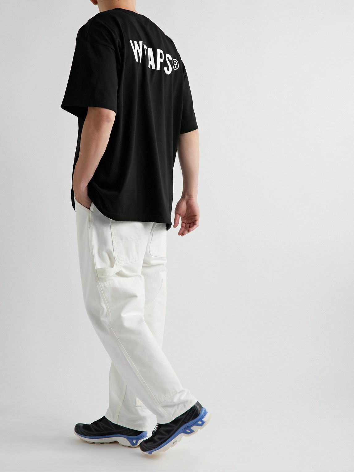 WTAPS - Standart Logo-Print Cotton-Jersey T-Shirt - Black WTAPS