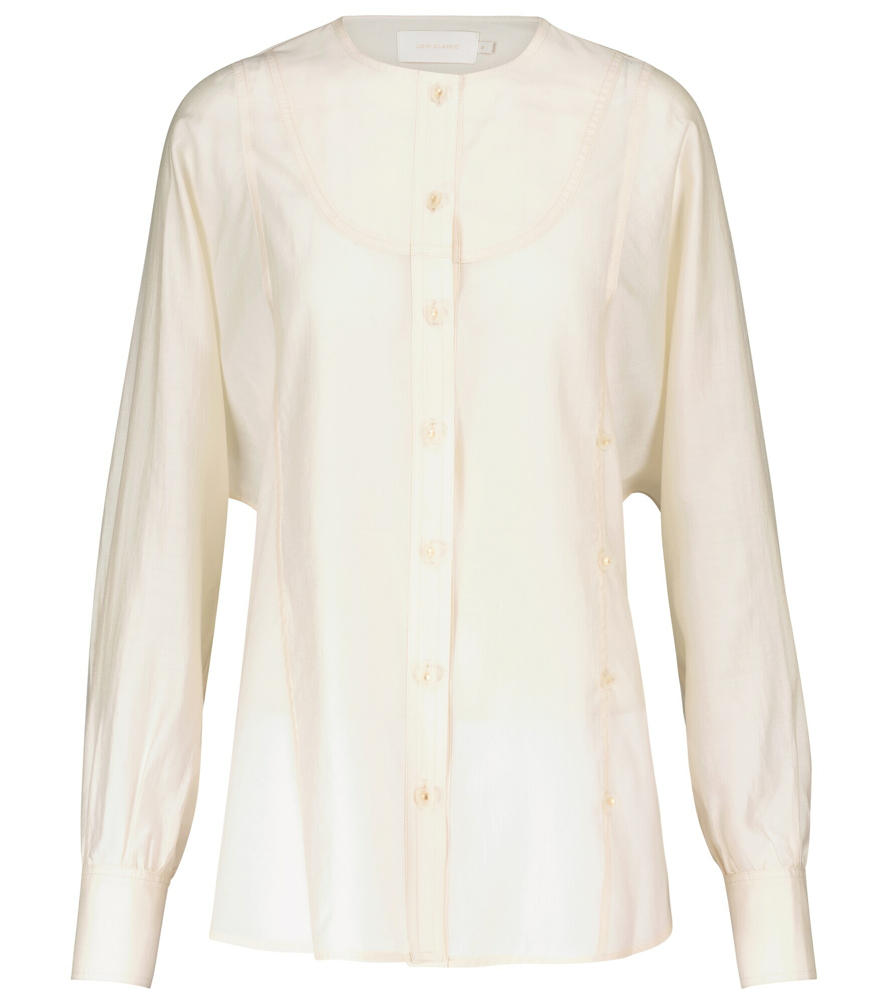 LOW CLASSIC - Collarless shirt Low Classic