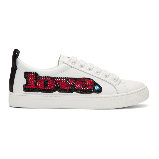 Marc Jacobs White Love Embellished 