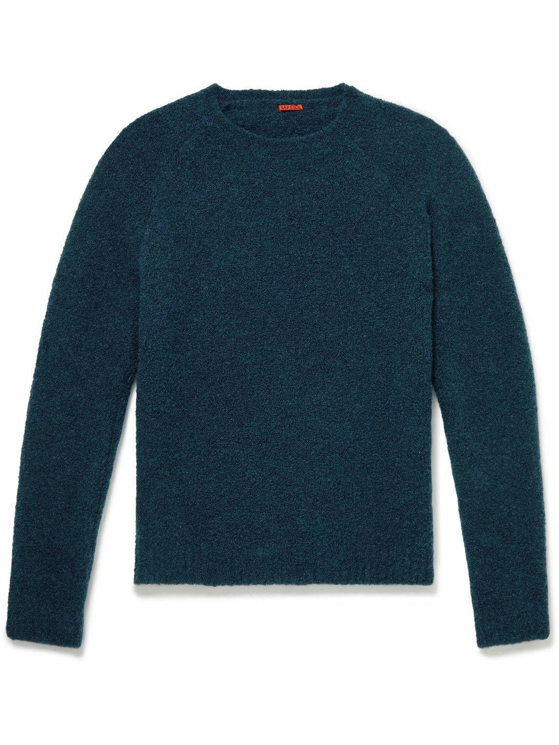 Barena - Wool-Blend Bouclé-Knit Sweater - Blue Barena