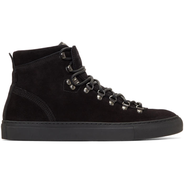 Diemme Black Suede Marostica Mid Sneakers Diemme