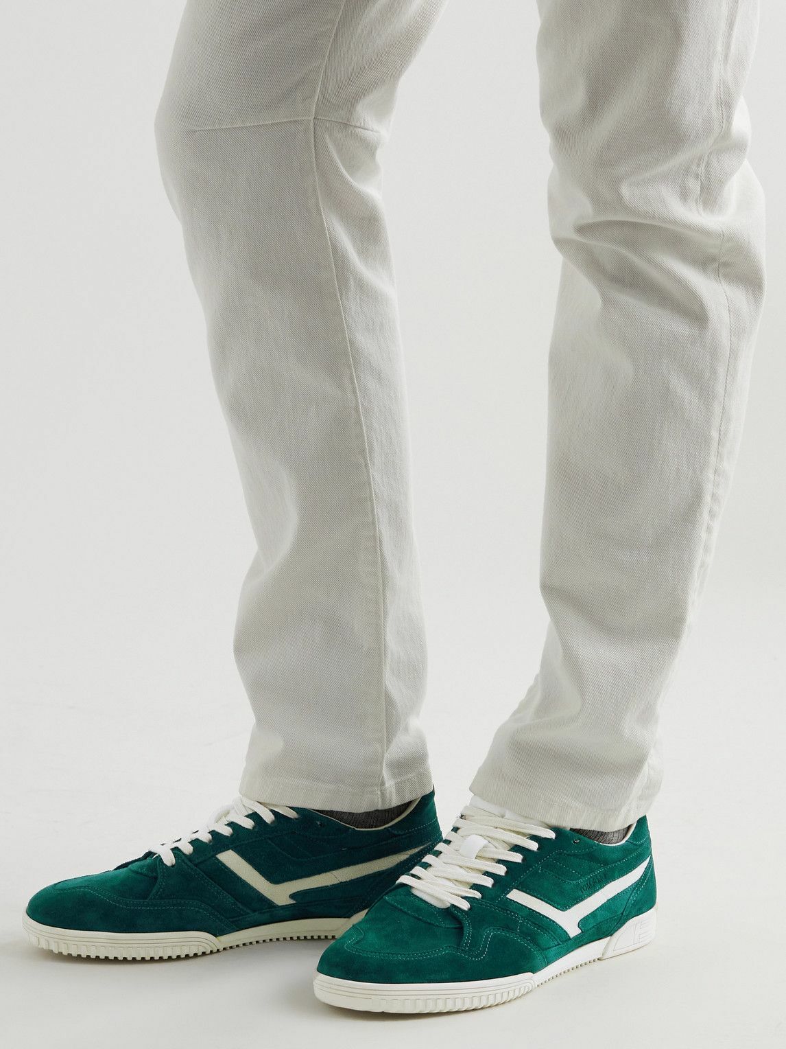 TOM FORD - Jackson Suede Sneakers - Green TOM FORD