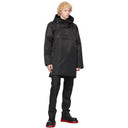 1017 ALYX 9SM Black Pullover Oversized Coat
