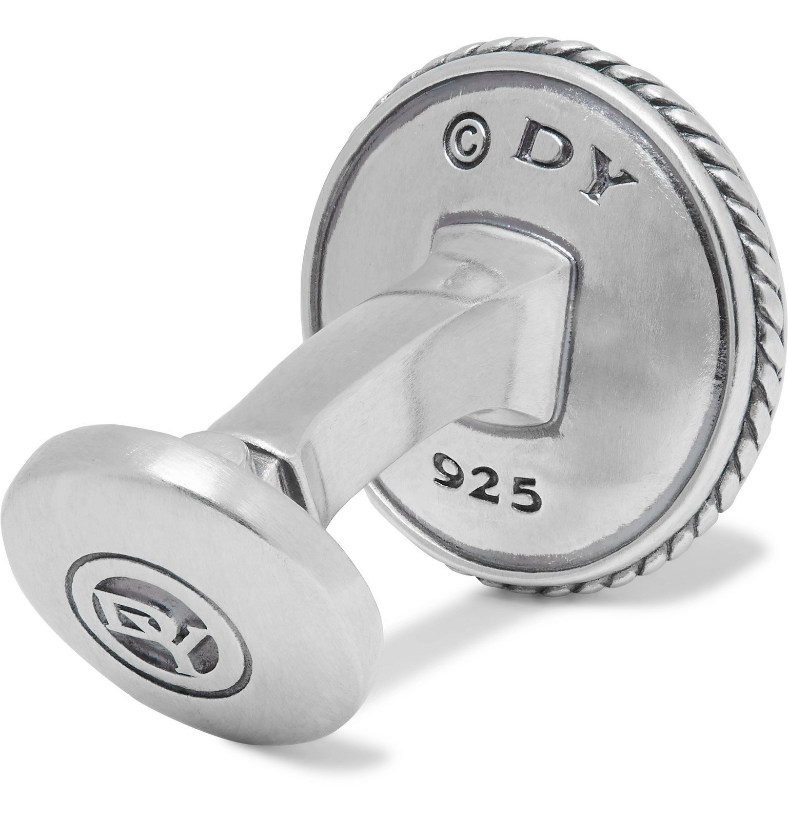 David Yurman Maritime Compass Burnished Sterling Silver and Black