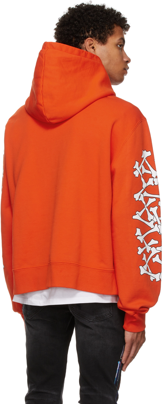 AMIRI Orange Bones Hoodie Amiri