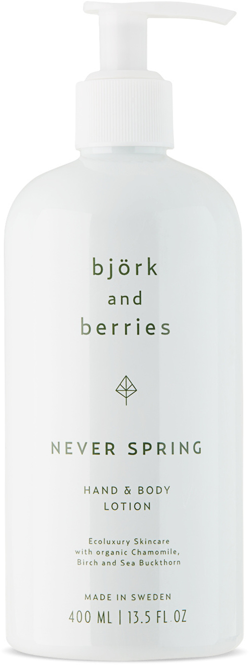 bjork and berries Never Spring Hand & Body Lotion, 400