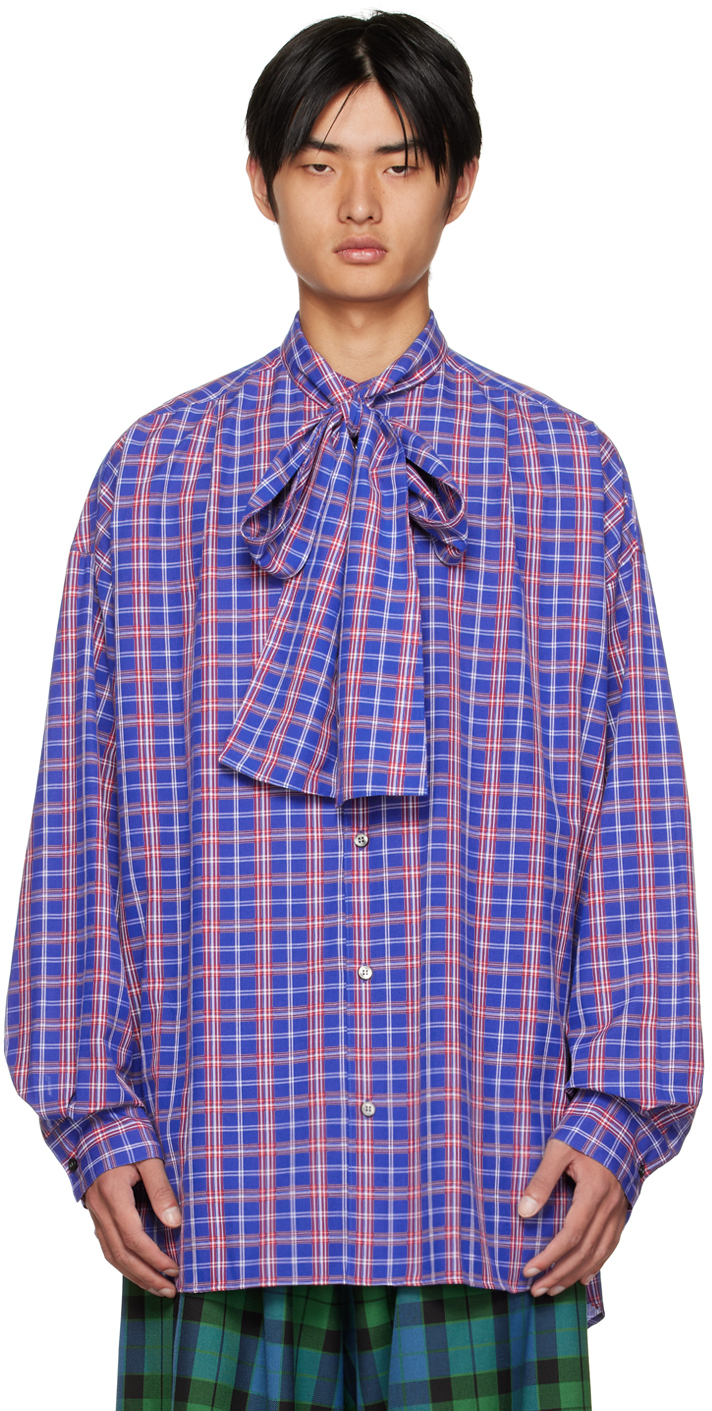 KIDILL Red Chaos Shirt Kidill 再値下げしました! KIDILL / Check - Shirt Oversize Chaos シャツ