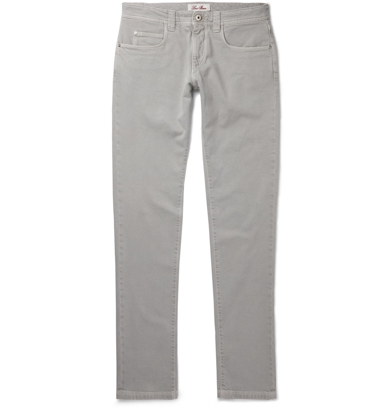 Loro Piana - Slim-Fit Stretch-Denim Jeans - Gray Loro Piana