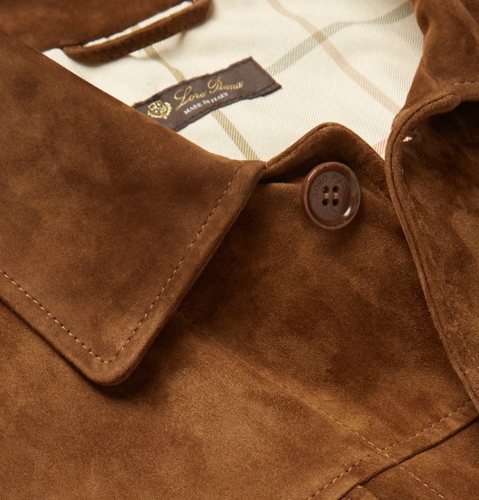 loro piana suede jacket