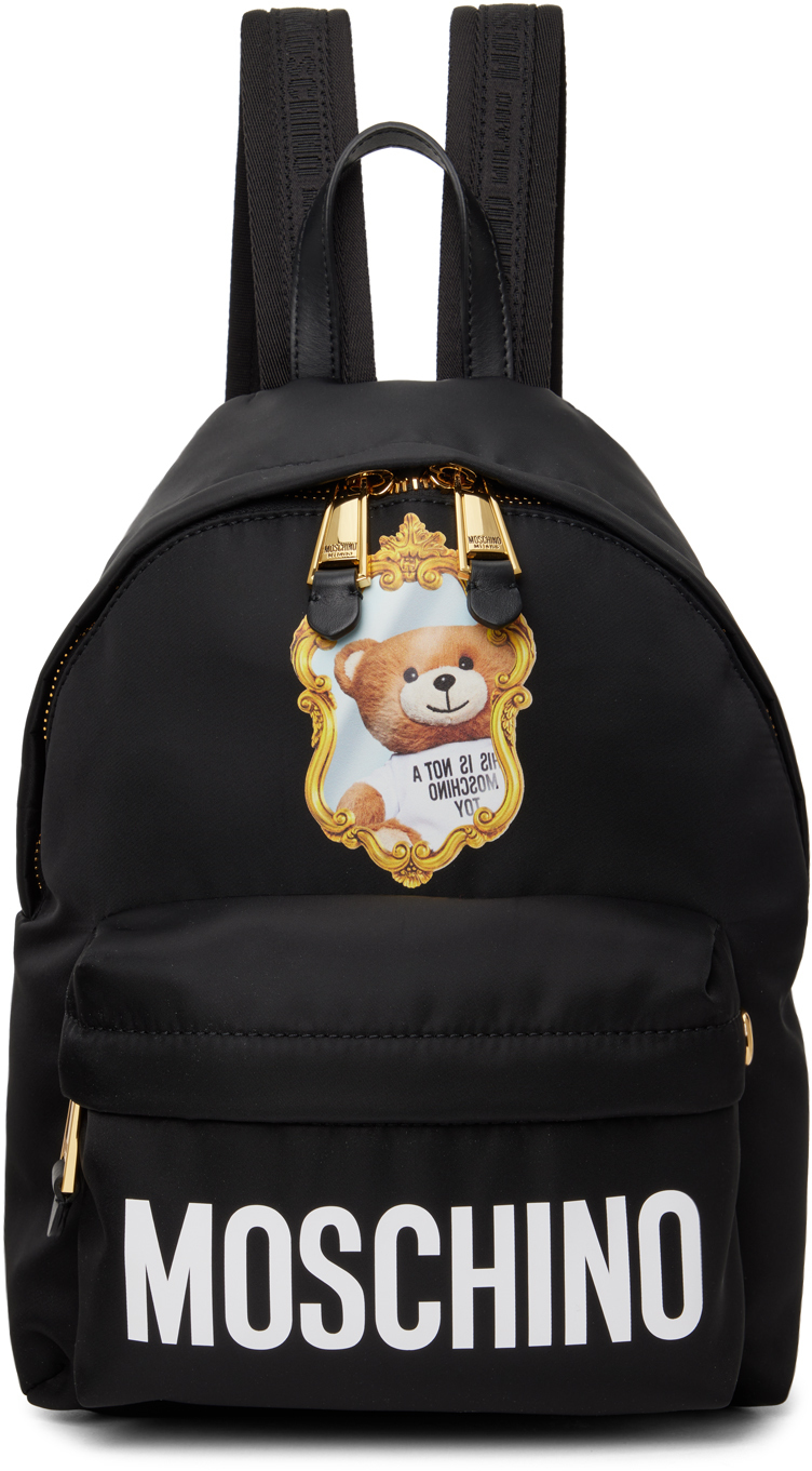 Moschino Black Mirror Teddy Bear Back Moschino