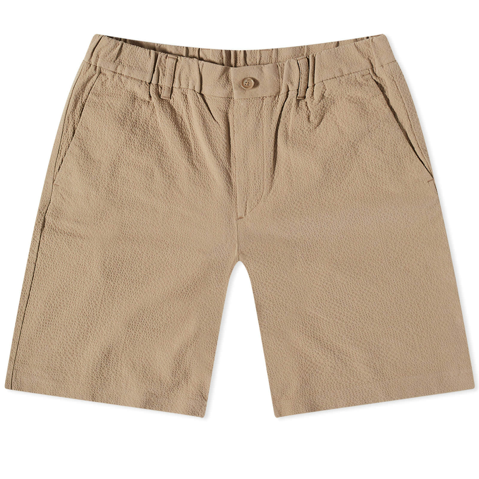 NN07 Men's Theodor Seersucker Short in Greige NN07