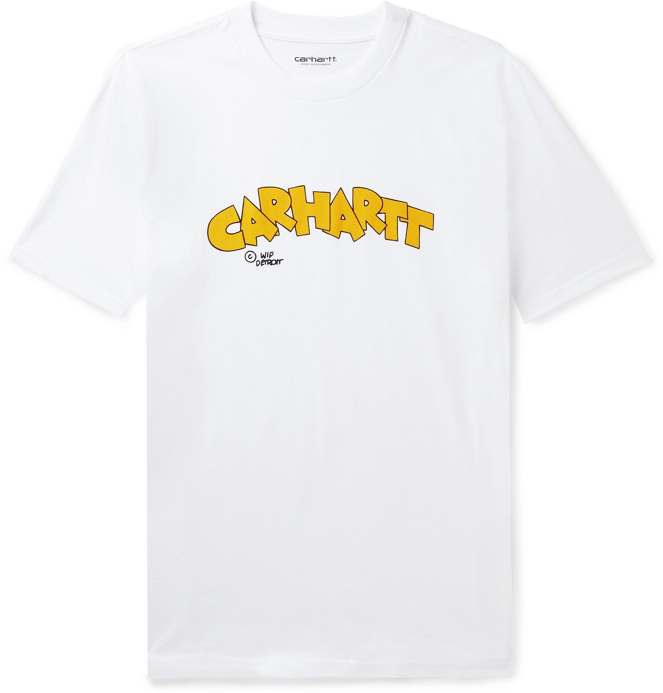 Carhartt WIP - Logo-Print Cotton-Jersey T-Shirt - White Carhartt WIP