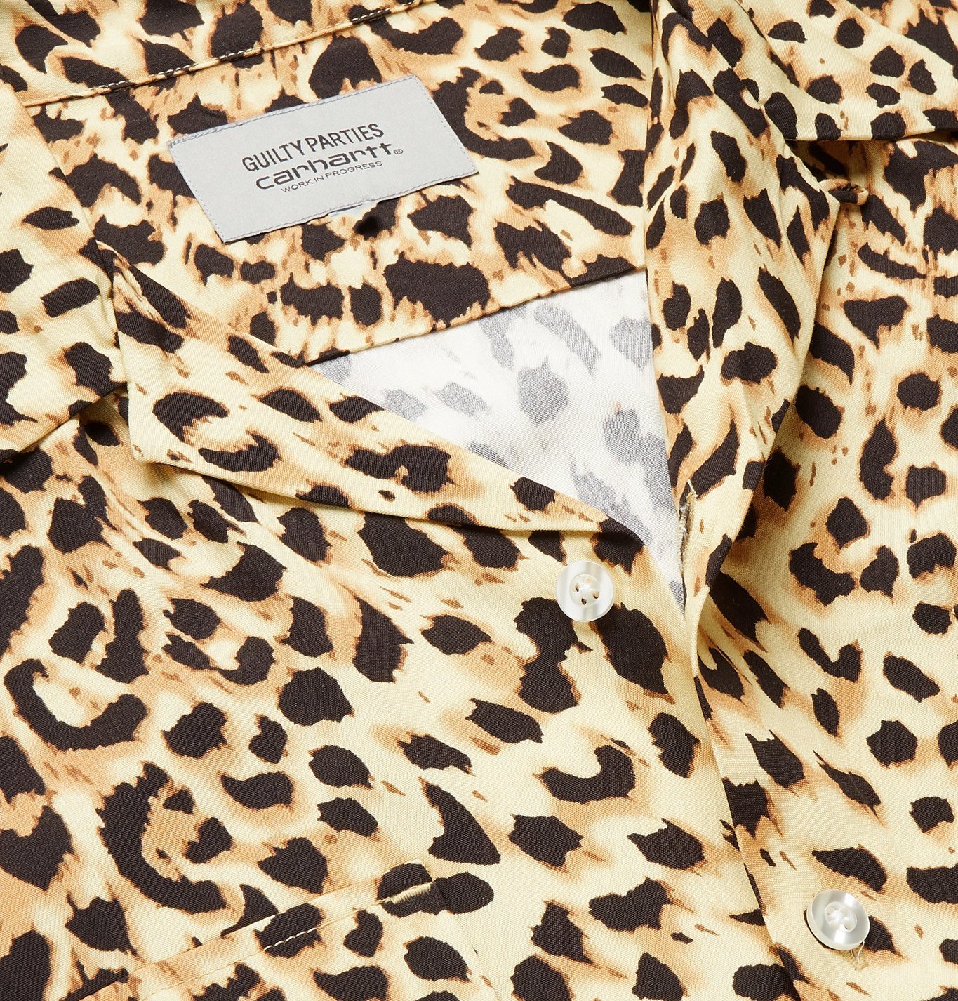 Carhartt WIP - Wacko Maria Camp-Collar Leopard-Print Woven Shirt ...