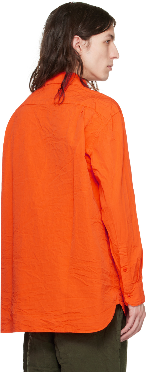 CASEY CASEY Orange Big Raccourcie Shirt