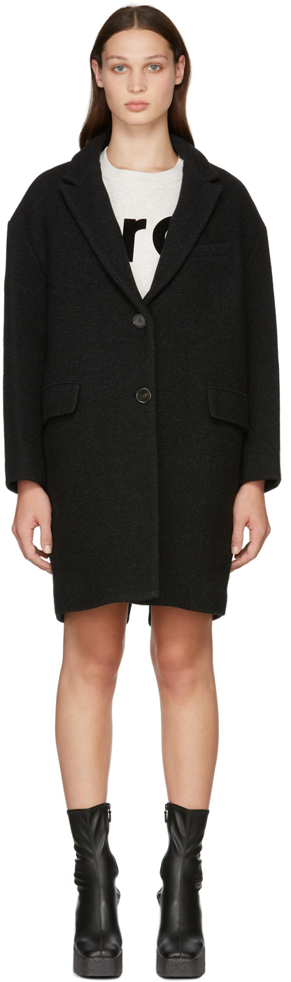 Isabel Marant Etoile Black Limiza Coat