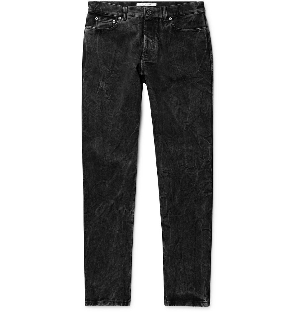 Mens Jeans Givenchy Jeans Grey for Men Givenchy Denim Distressed Slim Jeans in Grey 