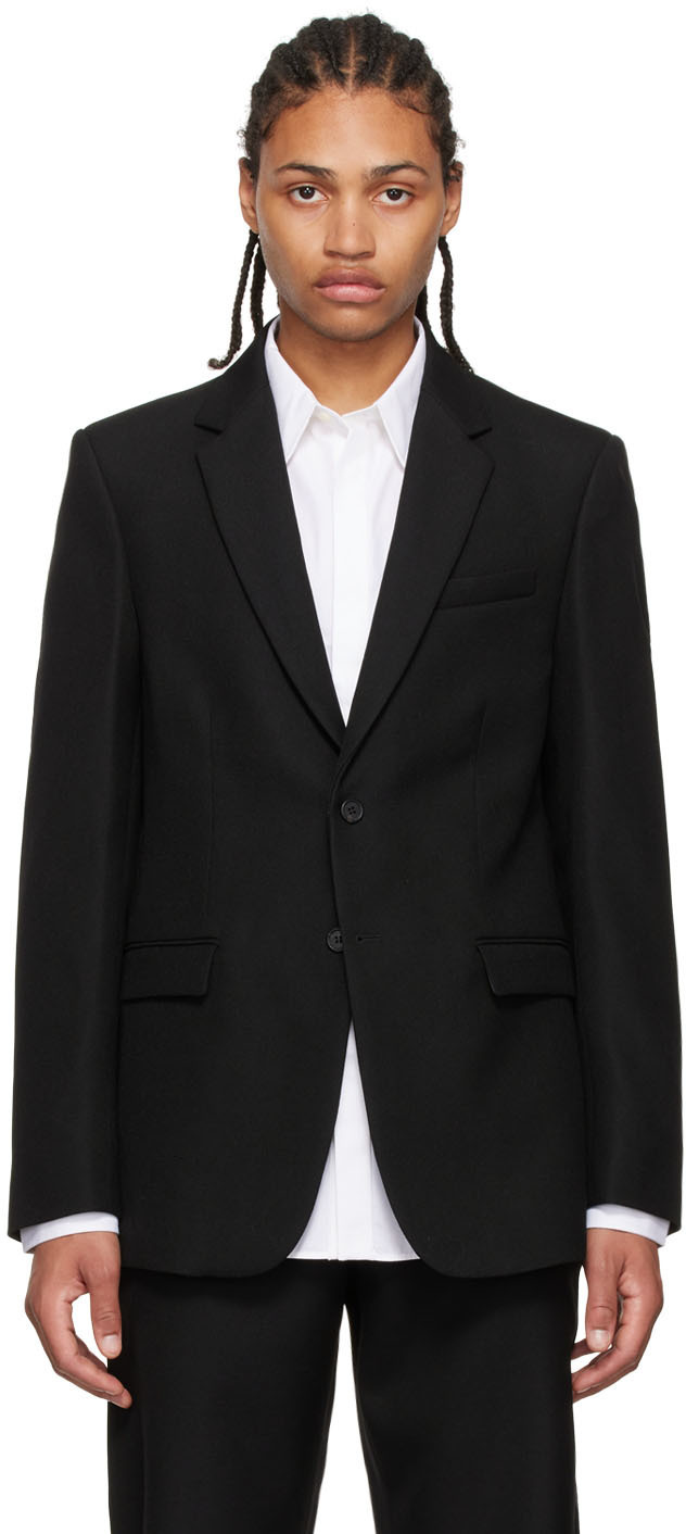 WARDROBE.NYC Black Merino Wool Blazer WARDROBE.NYC