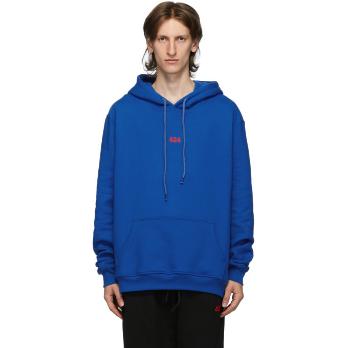 424 multicolor colorblocked oversized hoodie