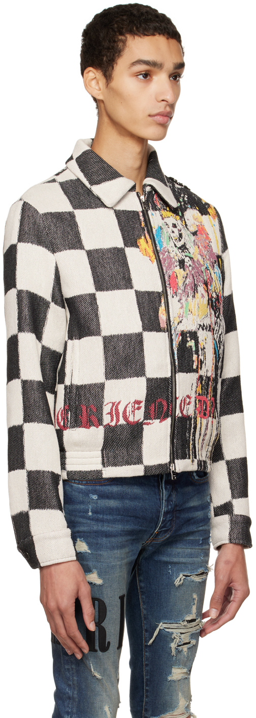 AMIRI Black & White Wes Lang Edition Sacrifices Jacket Amiri